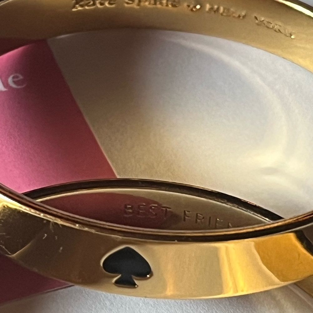 ♠️2 Kate Spade Bangle Bracelets ♠️ Best Friend Ever kate spade jewelry - Picture 8 of 10